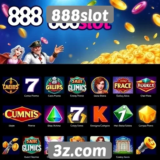 Oferta de jogos disponíveis no 888slot